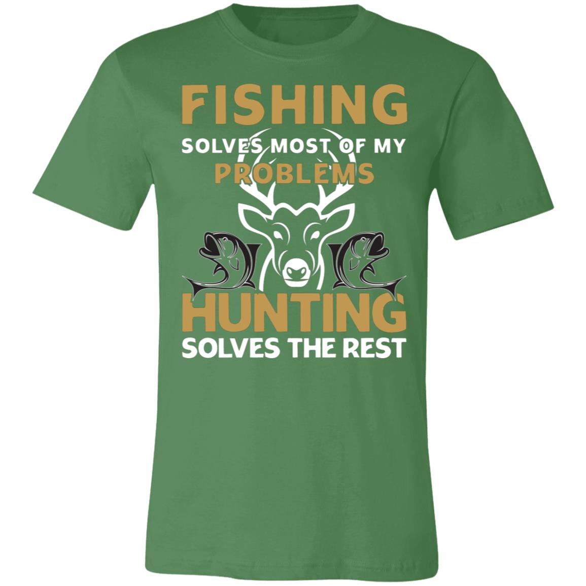 Hunting Solves the Problem Hunter Gift T-Shirt-Express Your Love Gifts