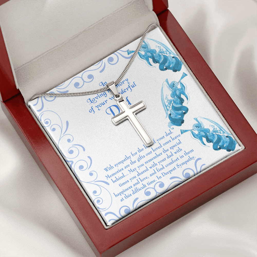 35-8035 | Necklace Baptism Boy Box Cross
