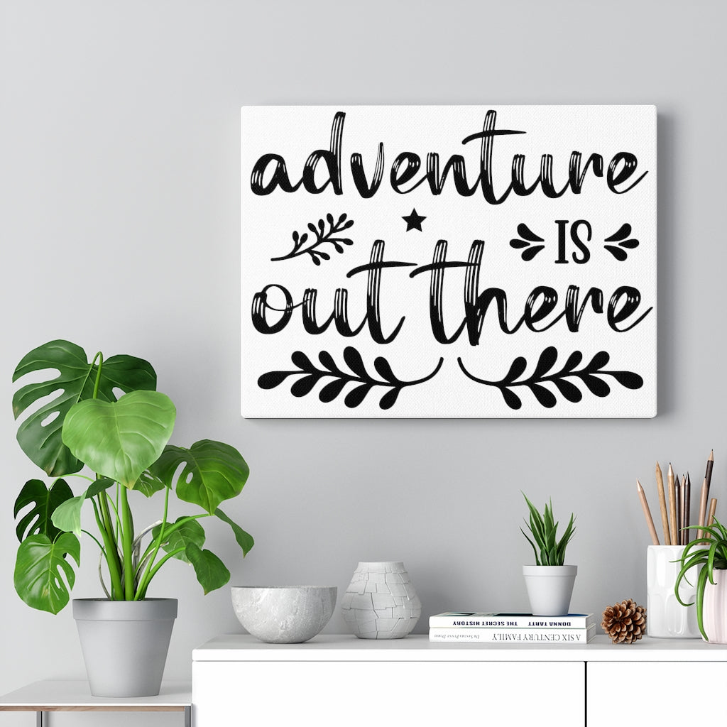 Scripture Walls Inspirational Wall Art Adventure Out There Plain Wall Art Motivation Wall Decor for Home Office Gym Inspiring Success Quote Print Ready to Hang Unframed-Express Your Love Gifts