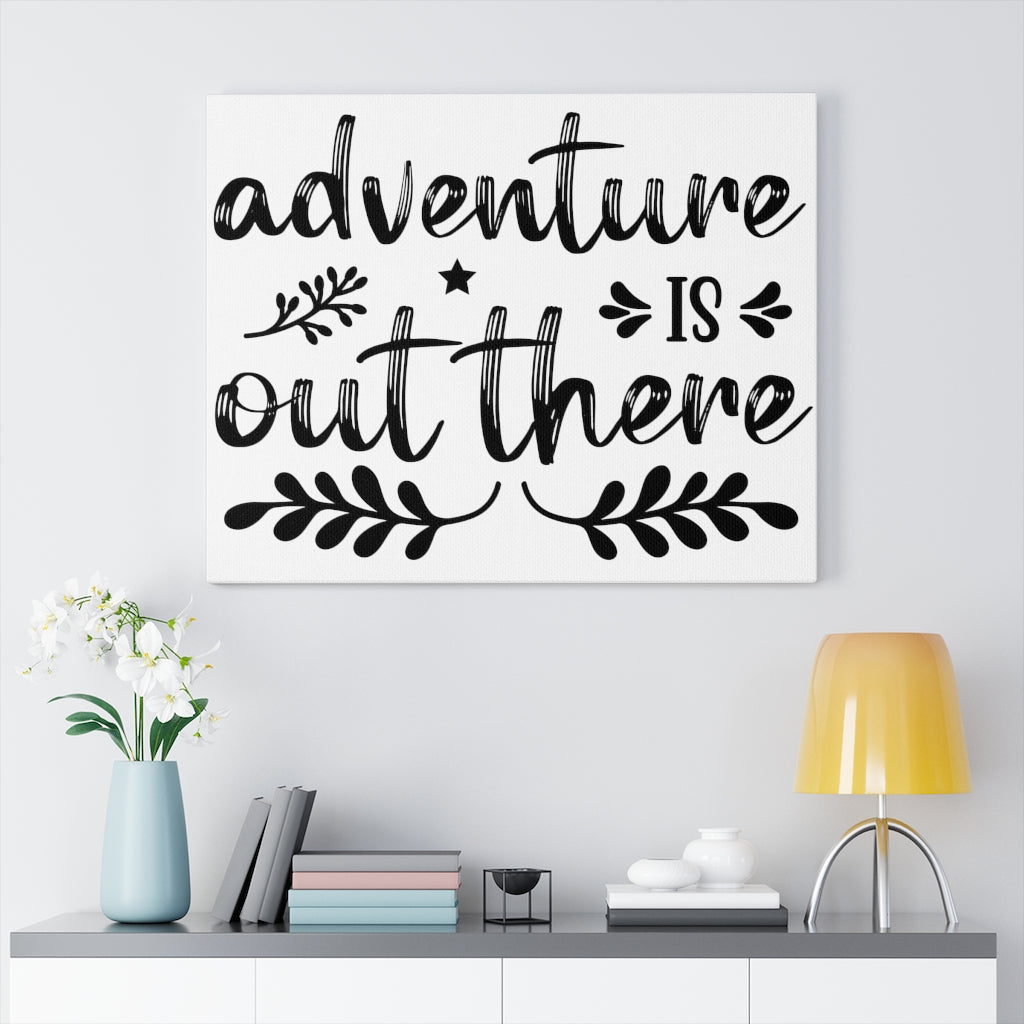 Scripture Walls Inspirational Wall Art Adventure Out There Plain Wall Art Motivation Wall Decor for Home Office Gym Inspiring Success Quote Print Ready to Hang Unframed-Express Your Love Gifts