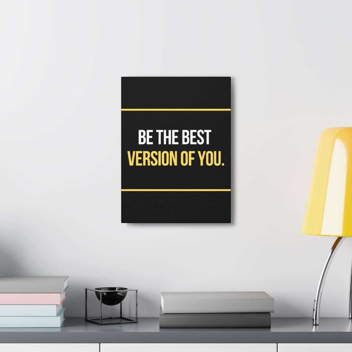 Scripture Walls Inspirational Wall Art Be The Best Version Of You Motivation Wall Decor for Home Office Gym Inspiring Success Quote Print Ready to Hang Unframed-Express Your Love Gifts