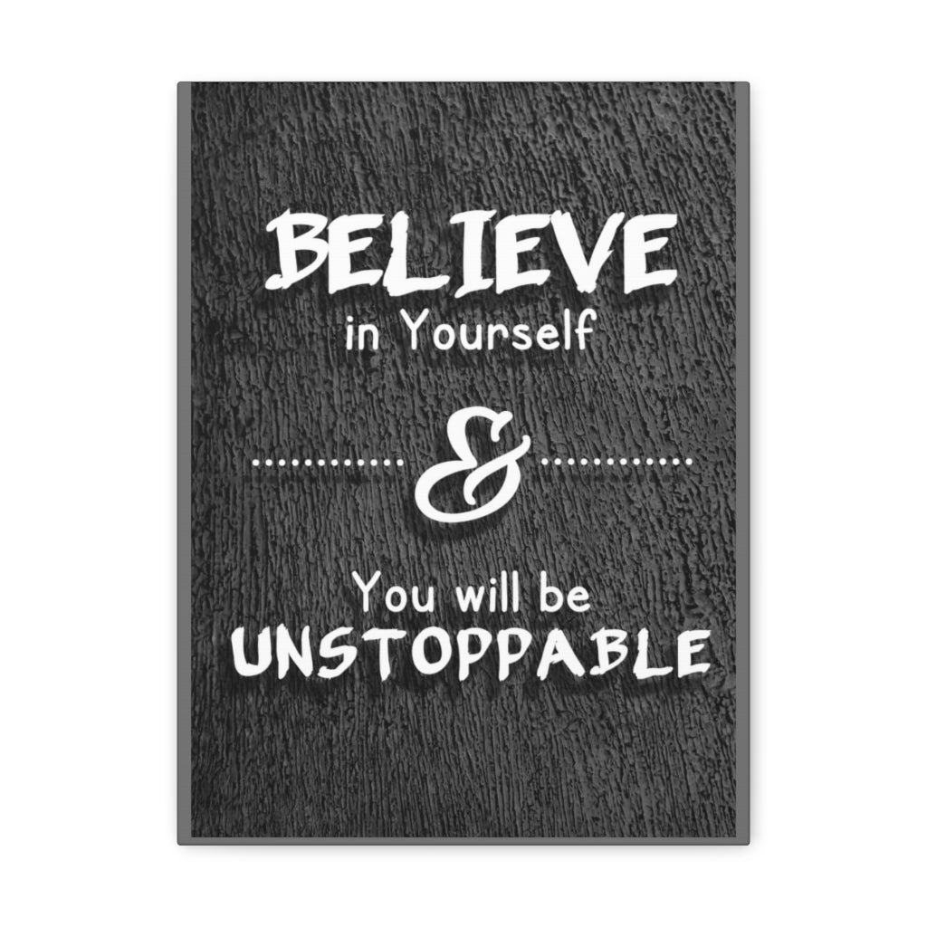 Scripture Walls Inspirational Wall Art Believe In Yourself Motivation Wall Decor for Home Office Gym Inspiring Success Quote Print Ready to Hang Unframed-Express Your Love Gifts