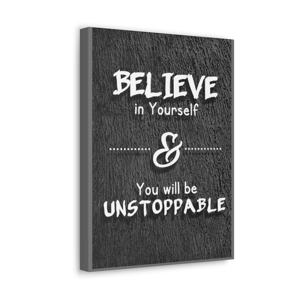 Scripture Walls Inspirational Wall Art Believe In Yourself Motivation Wall Decor for Home Office Gym Inspiring Success Quote Print Ready to Hang Unframed-Express Your Love Gifts