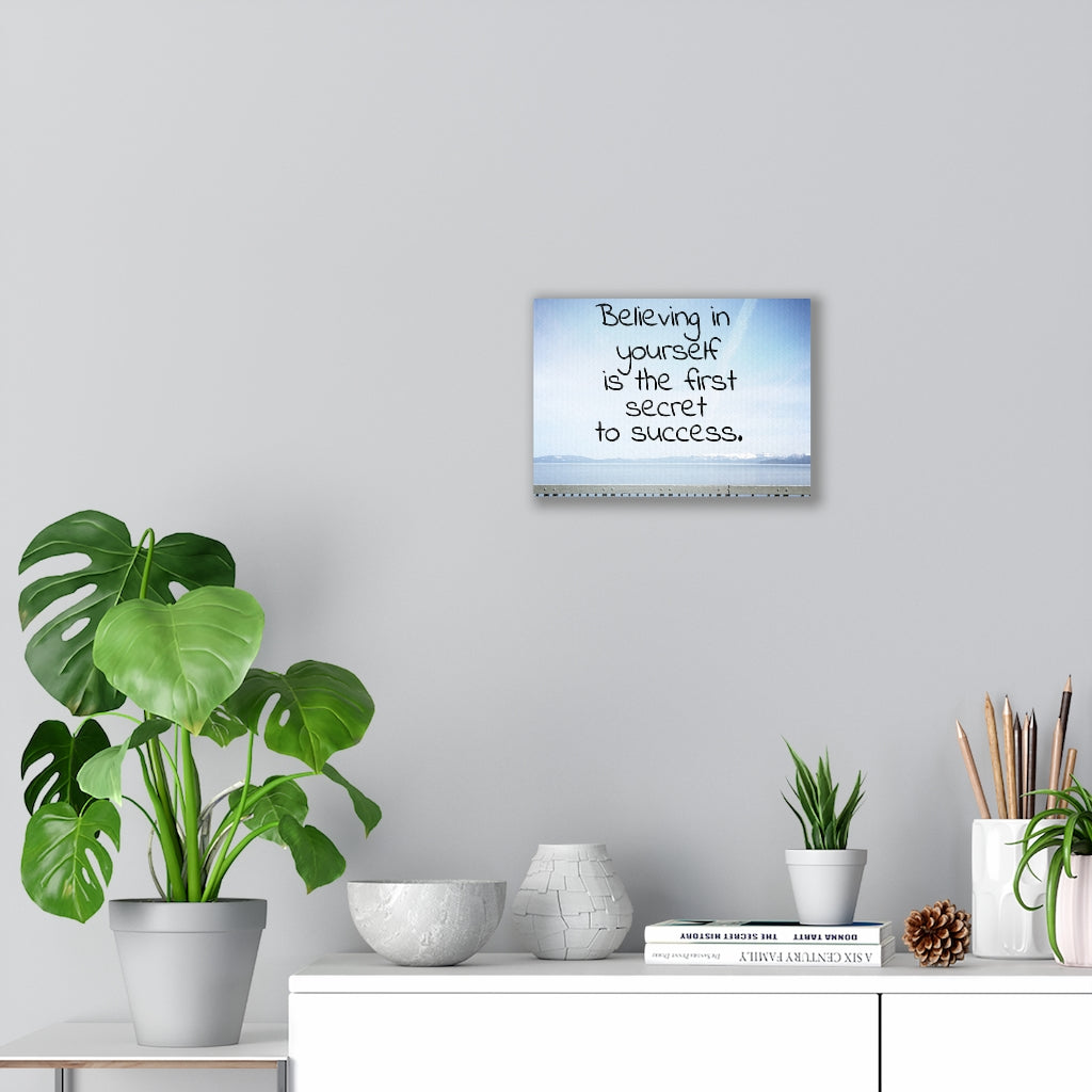 Scripture Walls Inspirational Wall Art Believing in Yourself Motivational Print Ready to Hang Artwork Unframed-Express Your Love Gifts