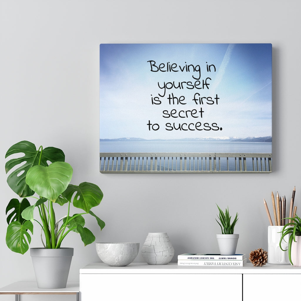 Scripture Walls Inspirational Wall Art Believing in Yourself Motivational Print Ready to Hang Artwork Unframed-Express Your Love Gifts