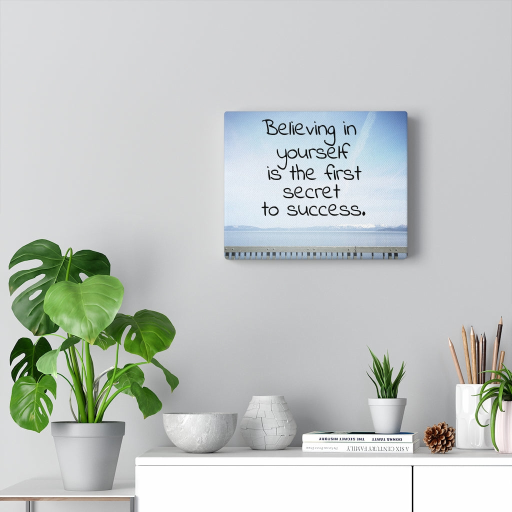 Scripture Walls Inspirational Wall Art Believing in Yourself Motivational Print Ready to Hang Artwork Unframed-Express Your Love Gifts