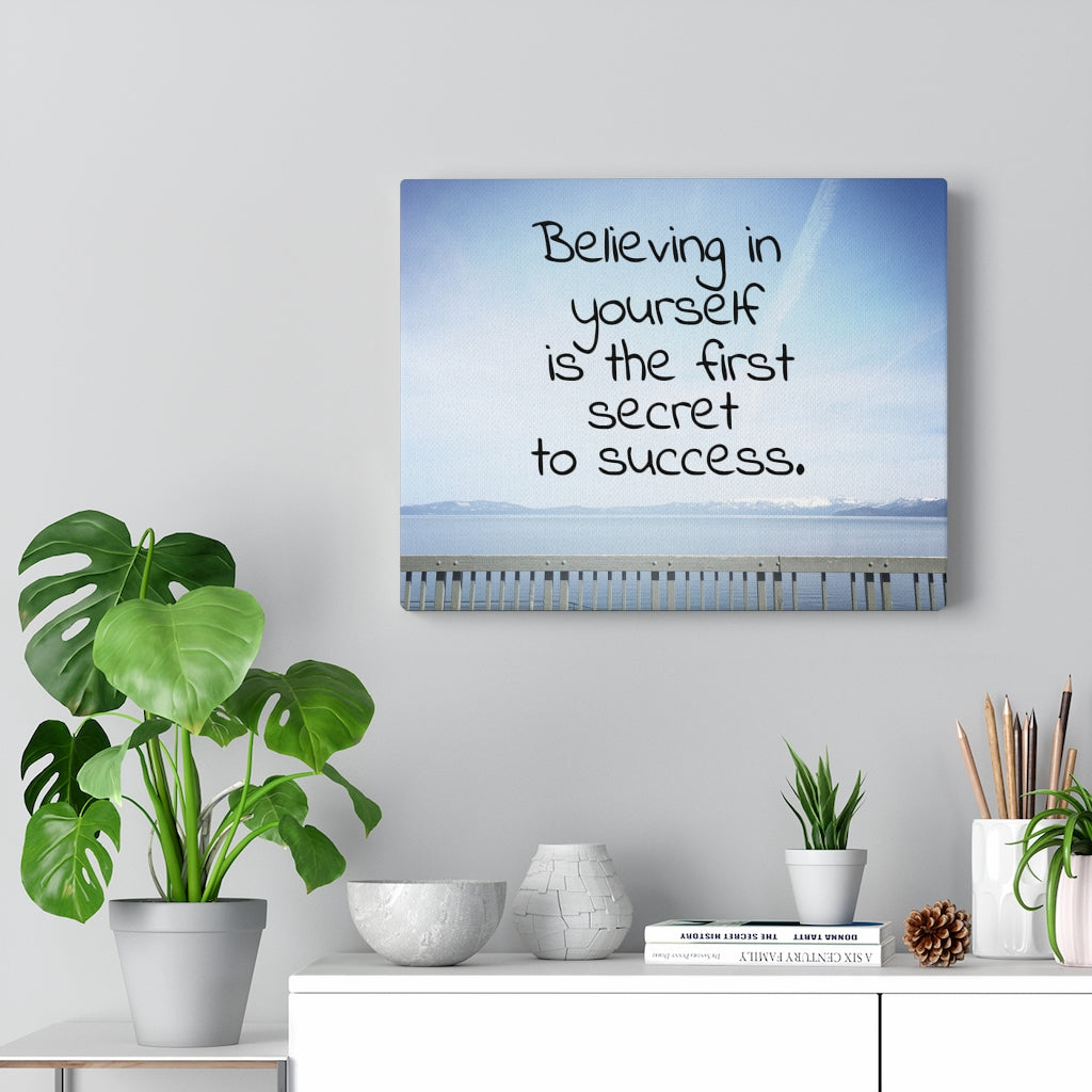 Scripture Walls Inspirational Wall Art Believing in Yourself Motivational Print Ready to Hang Artwork Unframed-Express Your Love Gifts