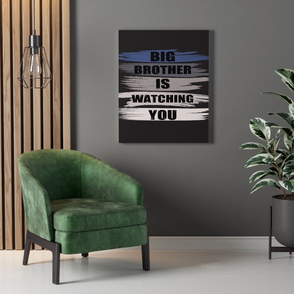 Scripture Walls Inspirational Wall Art Big Brother Is Watching Wall Art Motivation Wall Decor for Home Office Gym Inspiring Success Quote Print Ready to Hang Unframed-Express Your Love Gifts