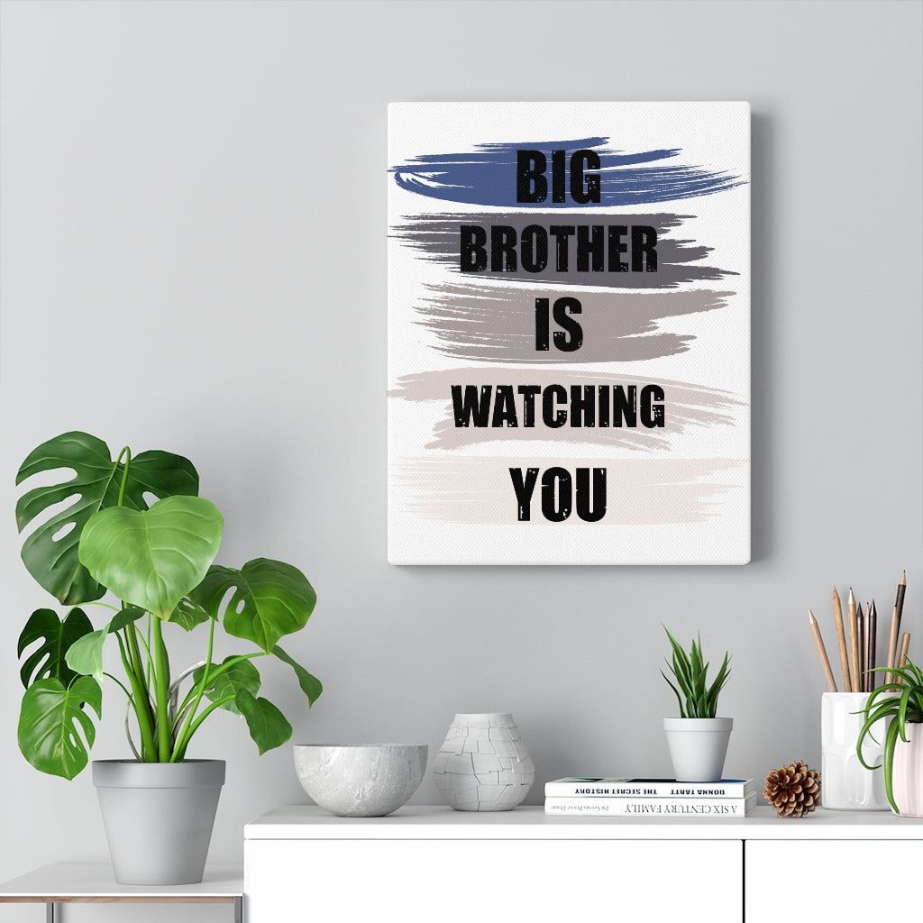 Scripture Walls Inspirational Wall Art Big Brother Is Watching You Wall Art Motivation Wall Decor for Home Office Gym Inspiring Success Quote Print Ready to Hang Unframed-Express Your Love Gifts
