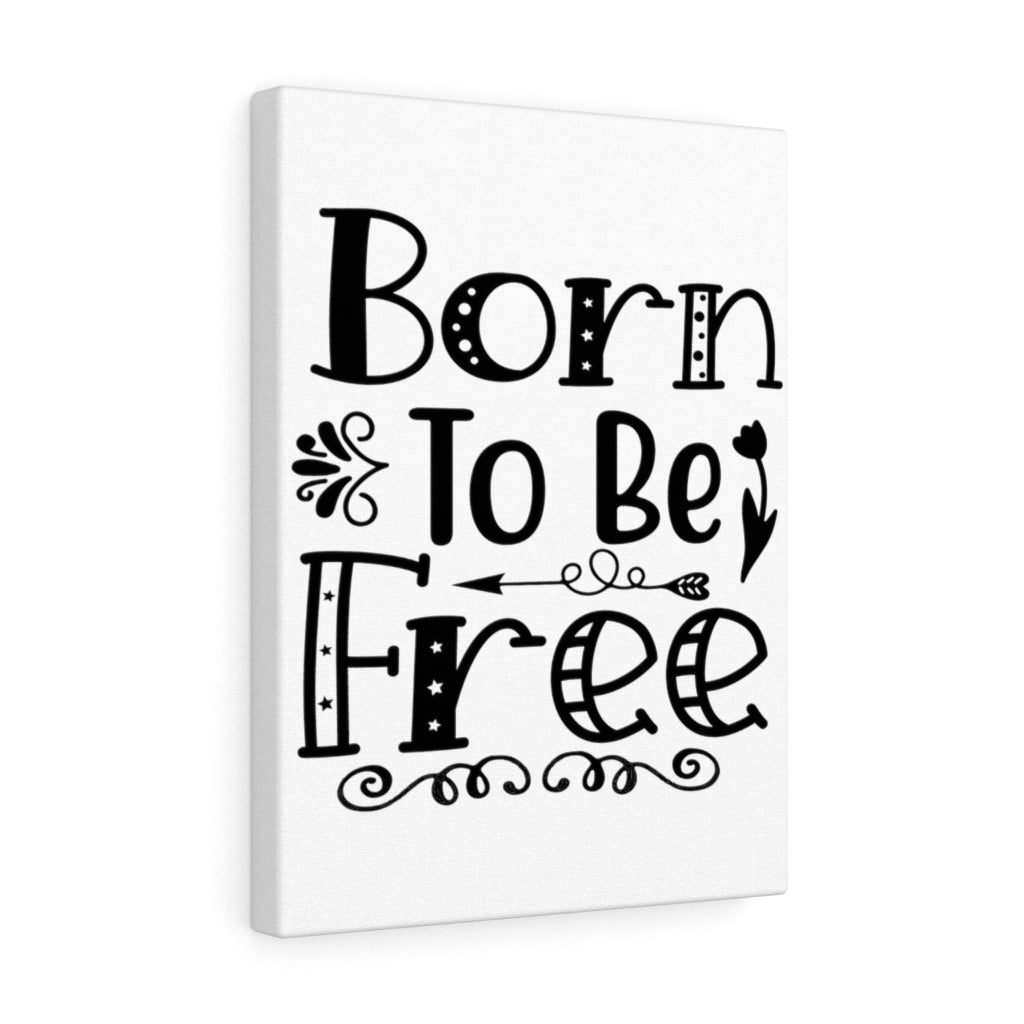Scripture Walls Inspirational Wall Art Born To Be Free Wall Art Motivation Wall Decor for Home Office Gym Inspiring Success Quote Print Ready to Hang Unframed-Express Your Love Gifts