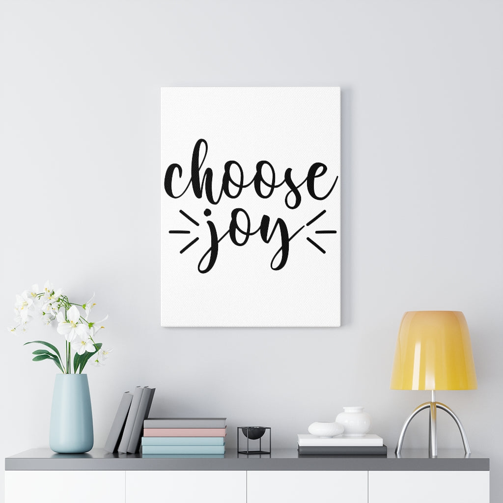 Scripture Walls Inspirational Wall Art Choose Joy Black And White Wall Art Motivation Wall Decor for Home Office Gym Inspiring Success Quote Print Ready to Hang Unframed-Express Your Love Gifts