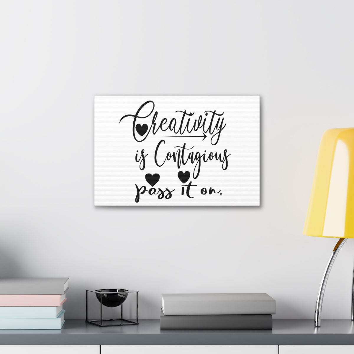 Scripture Walls Inspirational Wall Art Creativity Is Contagious Romans 12:6 Motivation Wall Decor for Home Office Gym Inspiring Success Quote Print Ready to Hang Unframed-Express Your Love Gifts