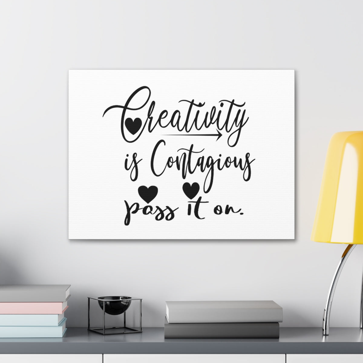 Scripture Walls Inspirational Wall Art Creativity Is Contagious Romans 12:6 Motivation Wall Decor for Home Office Gym Inspiring Success Quote Print Ready to Hang Unframed-Express Your Love Gifts