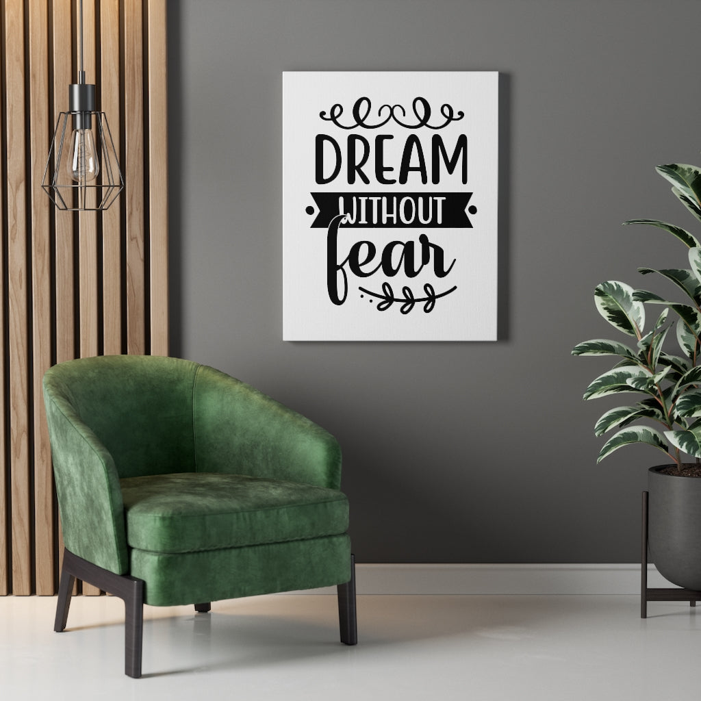 Scripture Walls Inspirational Wall Art Dream Without Fear Wall Art Motivation Wall Decor for Home Office Gym Inspiring Success Quote Print Ready to Hang Unframed-Express Your Love Gifts