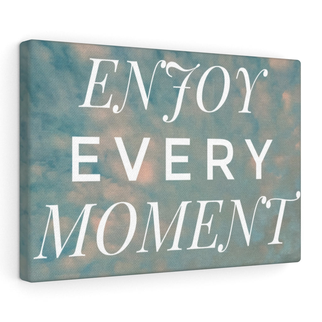 Scripture Walls Inspirational Wall Art Enjoy Every Moment Motivational Print Ready to Hang Artwork Unframed-Express Your Love Gifts