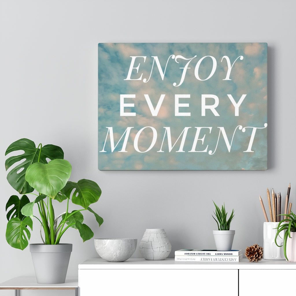 Scripture Walls Inspirational Wall Art Enjoy Every Moment Motivational Print Ready to Hang Artwork Unframed-Express Your Love Gifts