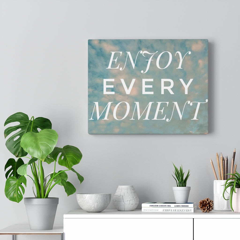 Scripture Walls Inspirational Wall Art Enjoy Every Moment Motivational Print Ready to Hang Artwork Unframed-Express Your Love Gifts