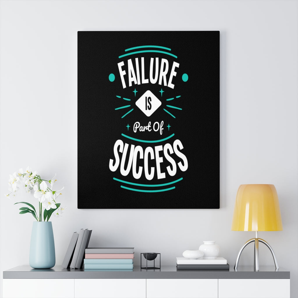 Scripture Walls Inspirational Wall Art Failure Is A Part Of Success Wall Art Motivation Wall Decor for Home Office Gym Inspiring Success Quote Print Ready to Hang Unframed-Express Your Love Gifts