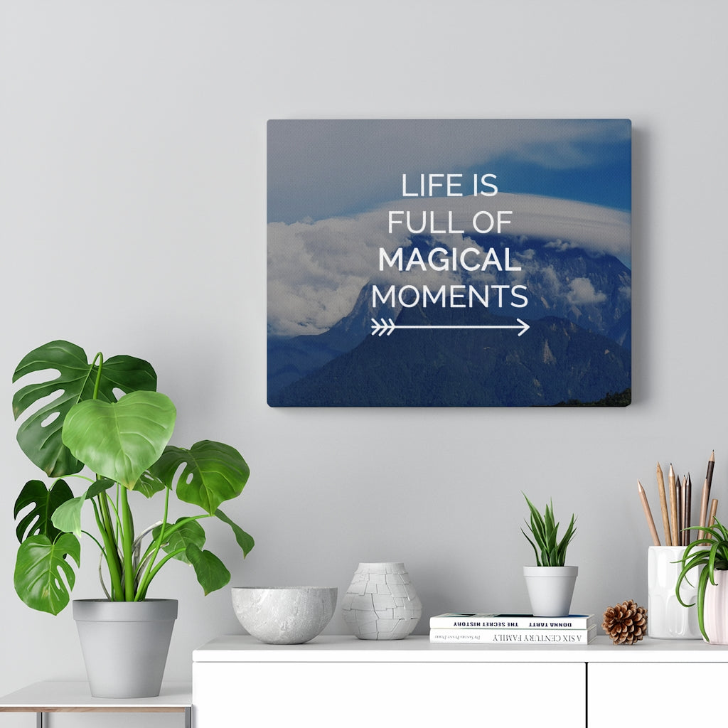 Scripture Walls Inspirational Wall Art Life Is Full Of Magical Moments Motivational Print Ready to Hang Artwork Unframed-Express Your Love Gifts