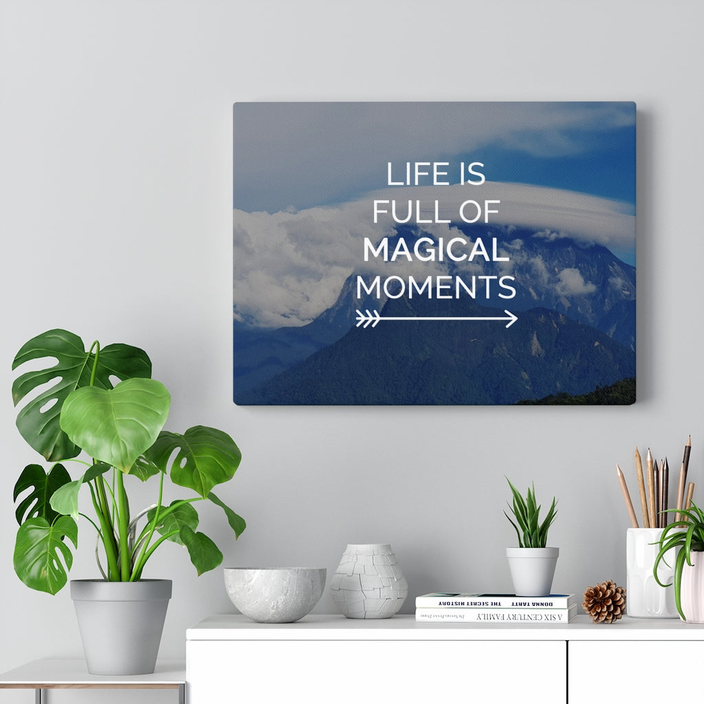 Scripture Walls Inspirational Wall Art Life Is Full Of Magical Moments Motivational Print Ready to Hang Artwork Unframed-Express Your Love Gifts