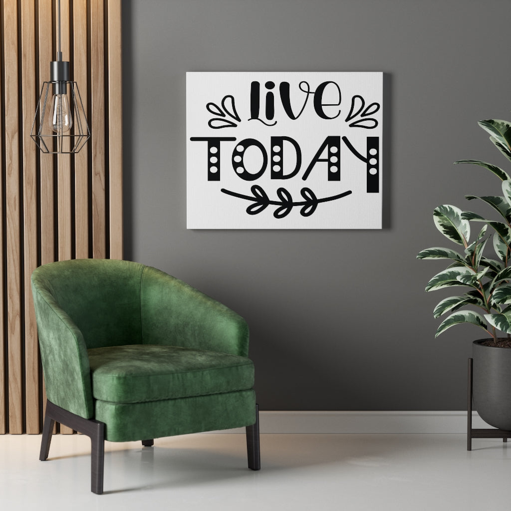 Scripture Walls Inspirational Wall Art Live Today Wall Art Motivation Wall Decor for Home Office Gym Inspiring Success Quote Print Ready to Hang Unframed-Express Your Love Gifts