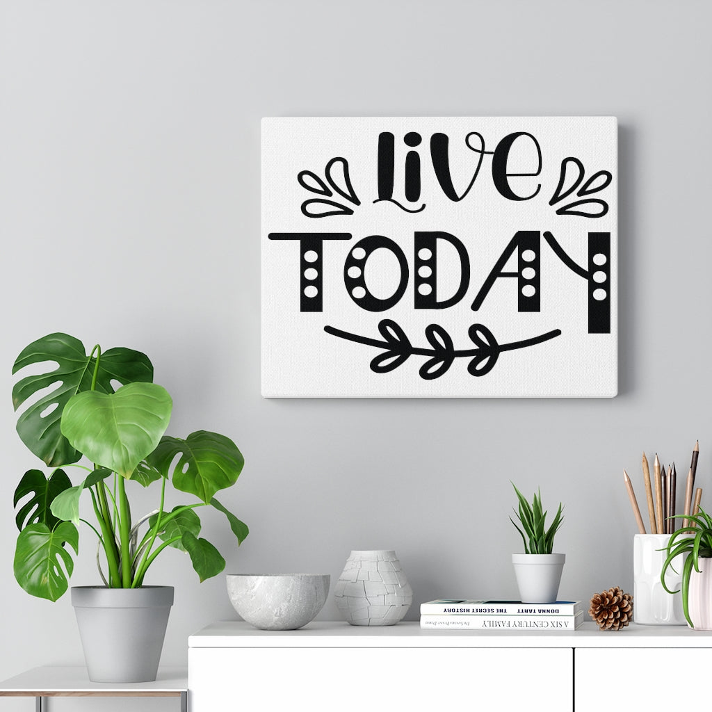 Scripture Walls Inspirational Wall Art Live Today Wall Art Motivation Wall Decor for Home Office Gym Inspiring Success Quote Print Ready to Hang Unframed-Express Your Love Gifts
