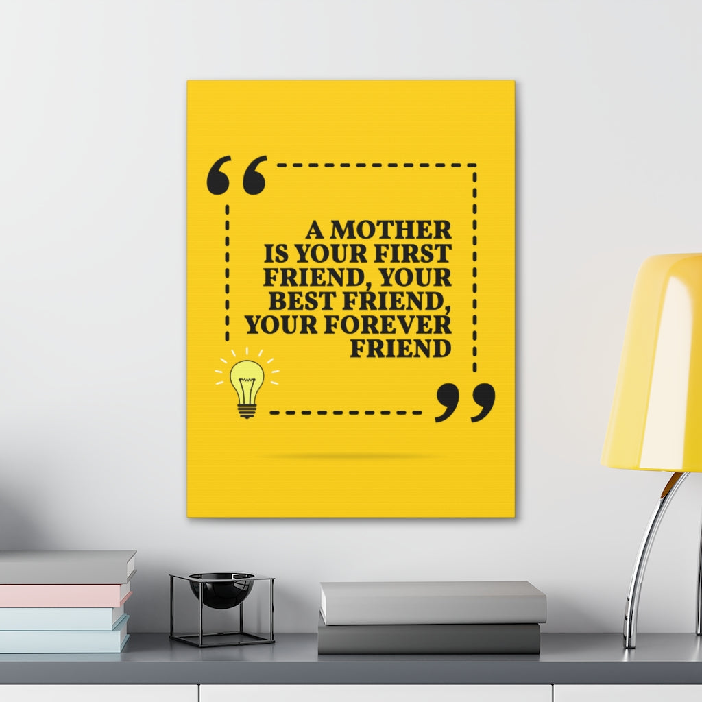 Scripture Walls Inspirational Wall Art Your Mother Is Forever Friend Motivation Wall Decor for Home Office Gym Inspiring Success Quote Print Ready to Hang Unframed-Express Your Love Gifts