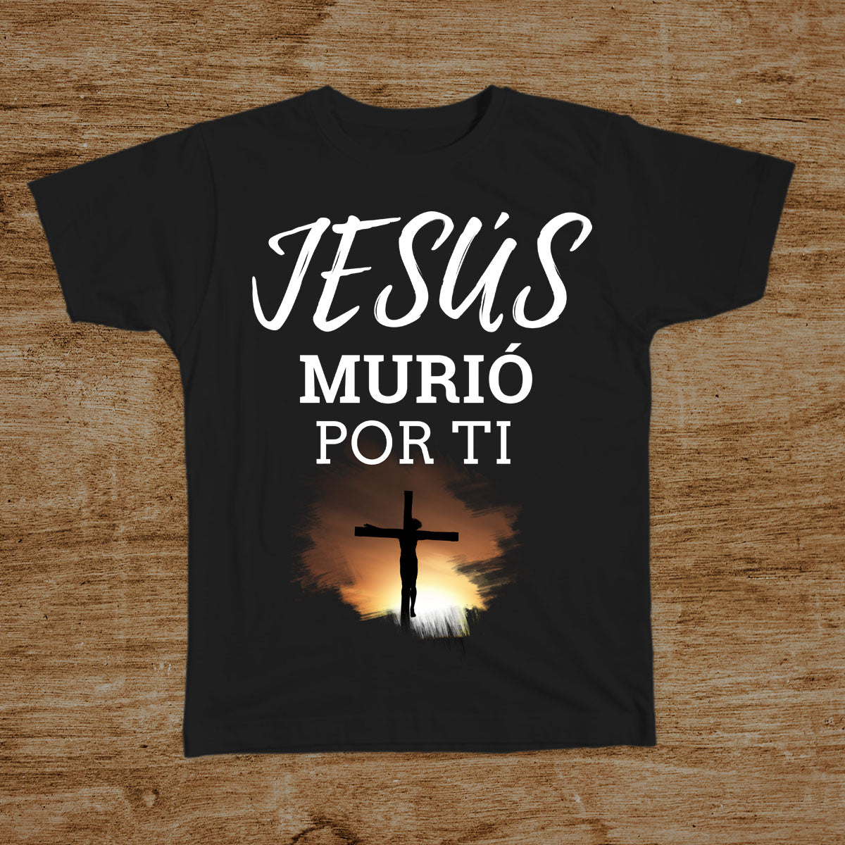 Jesús Murió Por Ti TShirt ( Jesus Died For You) Christian Faith Cross T-Shirt Christian Faith T-Shirts John 3:16-Express Your Love Gifts