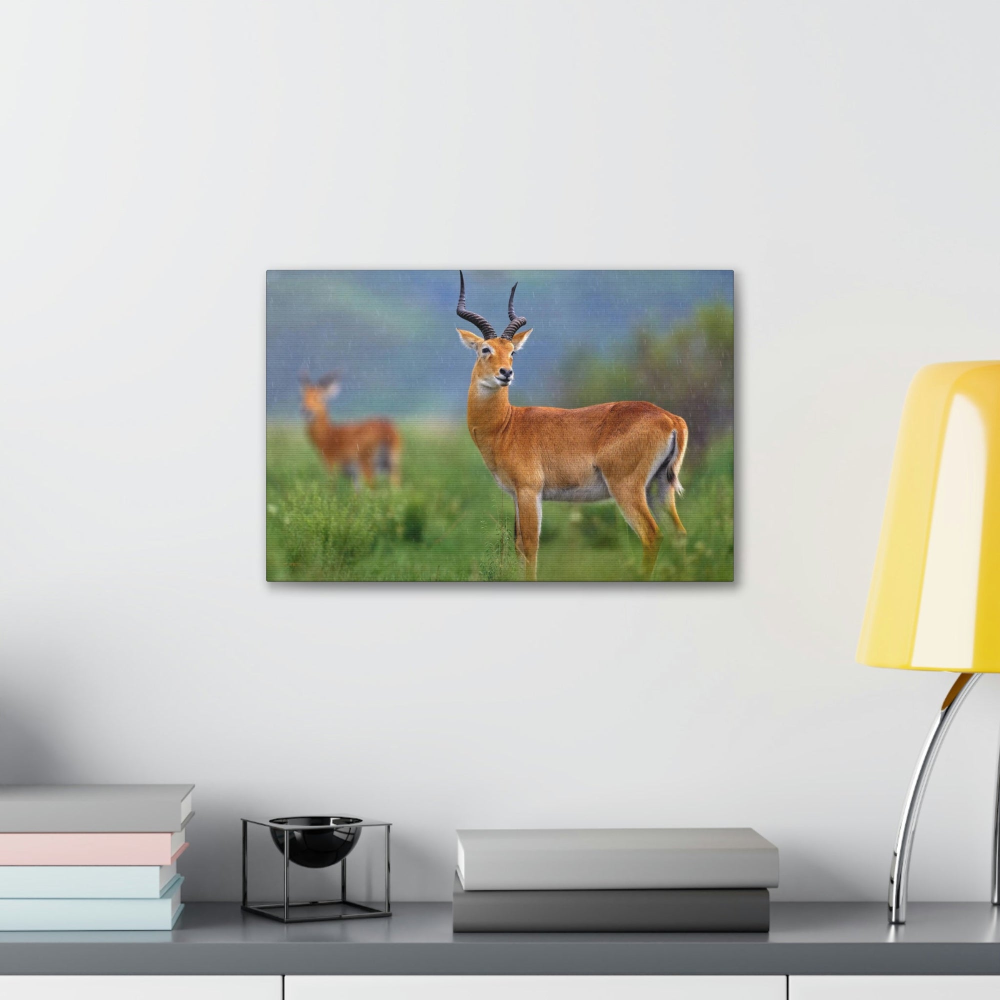 Scripture Walls Majestic Antelope Art Majestic Antelope Print Animal Wall Art Wildlife Canvas Prints Wall Art Ready to Hang Unframed-Express Your Love Gifts