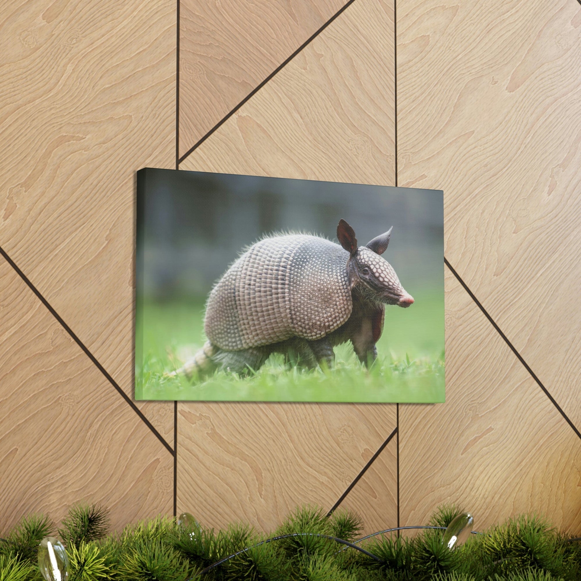 Scripture Walls Majestic Armadillo Art Majestic Armadillo Print Animal Wall Art Wildlife Canvas Prints Wall Art Ready to Hang Unframed-Express Your Love Gifts