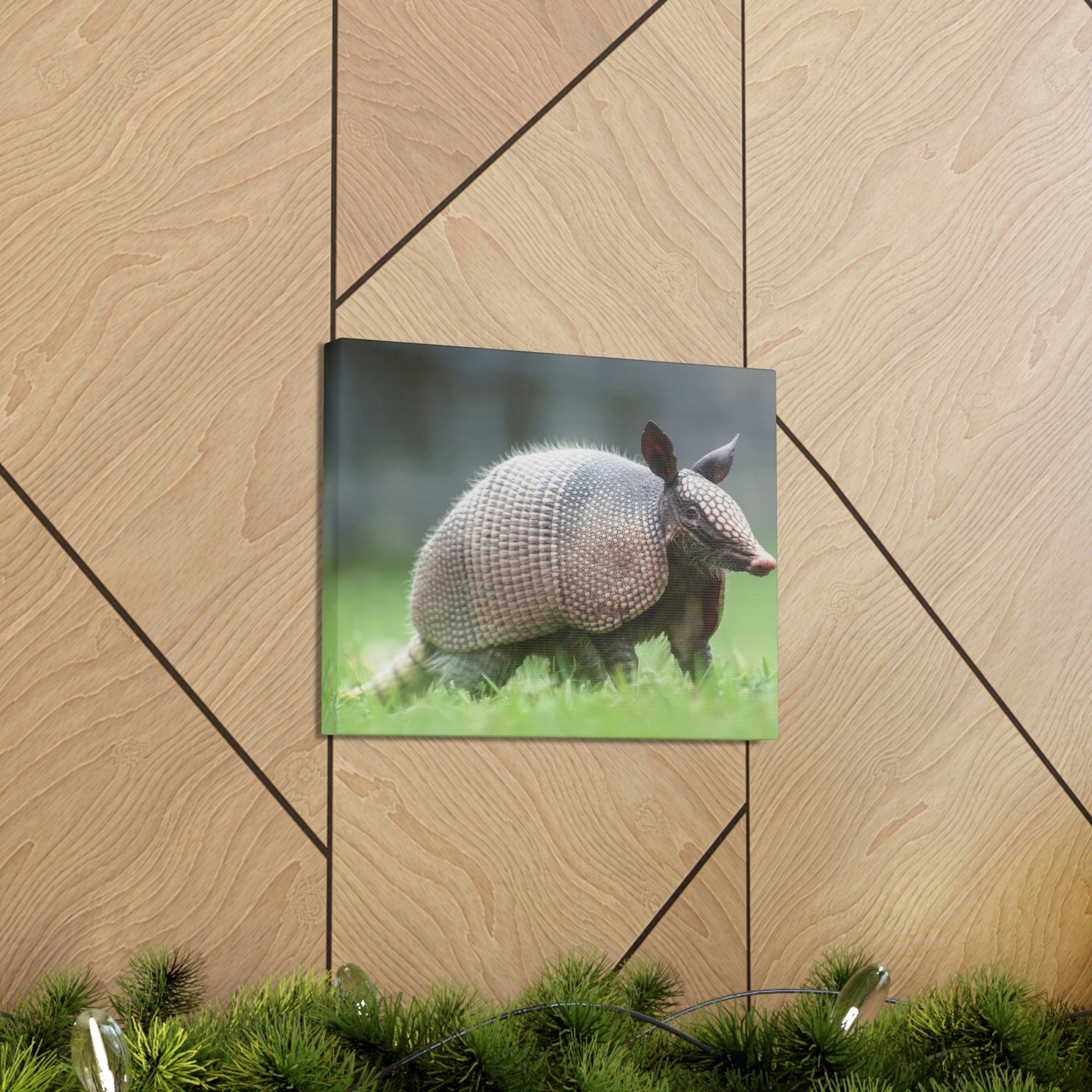 Scripture Walls Majestic Armadillo Art Majestic Armadillo Print Animal Wall Art Wildlife Canvas Prints Wall Art Ready to Hang Unframed-Express Your Love Gifts