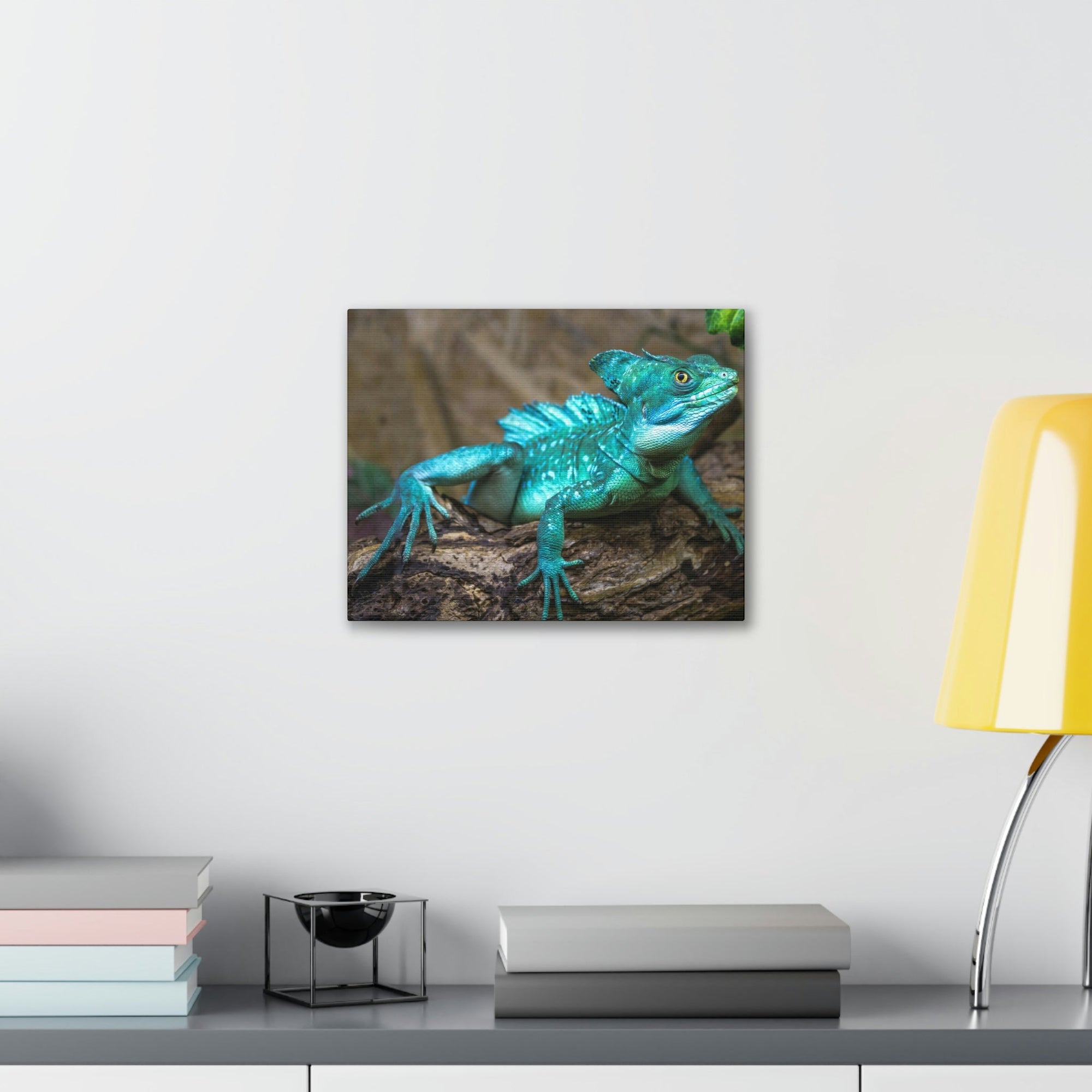 Scripture Walls Majestic Basilisk Art Majestic Basilisk Print Animal Wall Art Wildlife Canvas Prints Wall Art Ready to Hang Unframed-Express Your Love Gifts