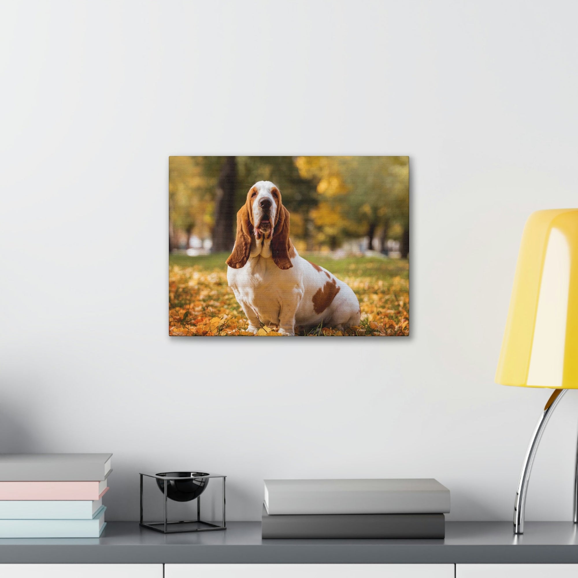 Scripture Walls Majestic Basset Hound Art Majestic Basset Hound Print Animal Wall Art Wildlife Canvas Prints Wall Art Ready to Hang Unframed-Express Your Love Gifts