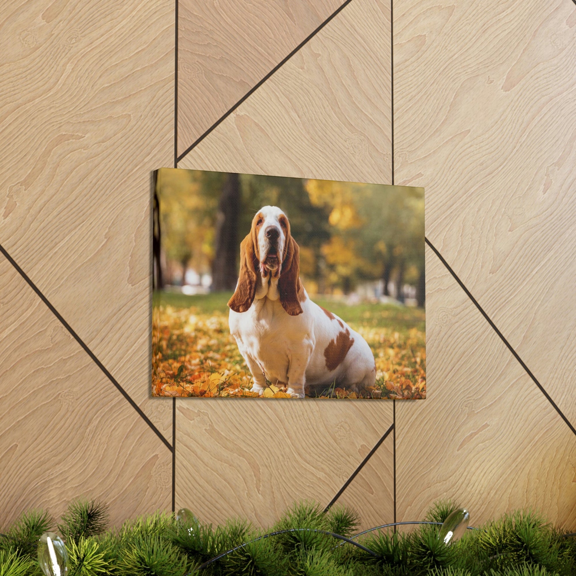 Scripture Walls Majestic Basset Hound Art Majestic Basset Hound Print Animal Wall Art Wildlife Canvas Prints Wall Art Ready to Hang Unframed-Express Your Love Gifts