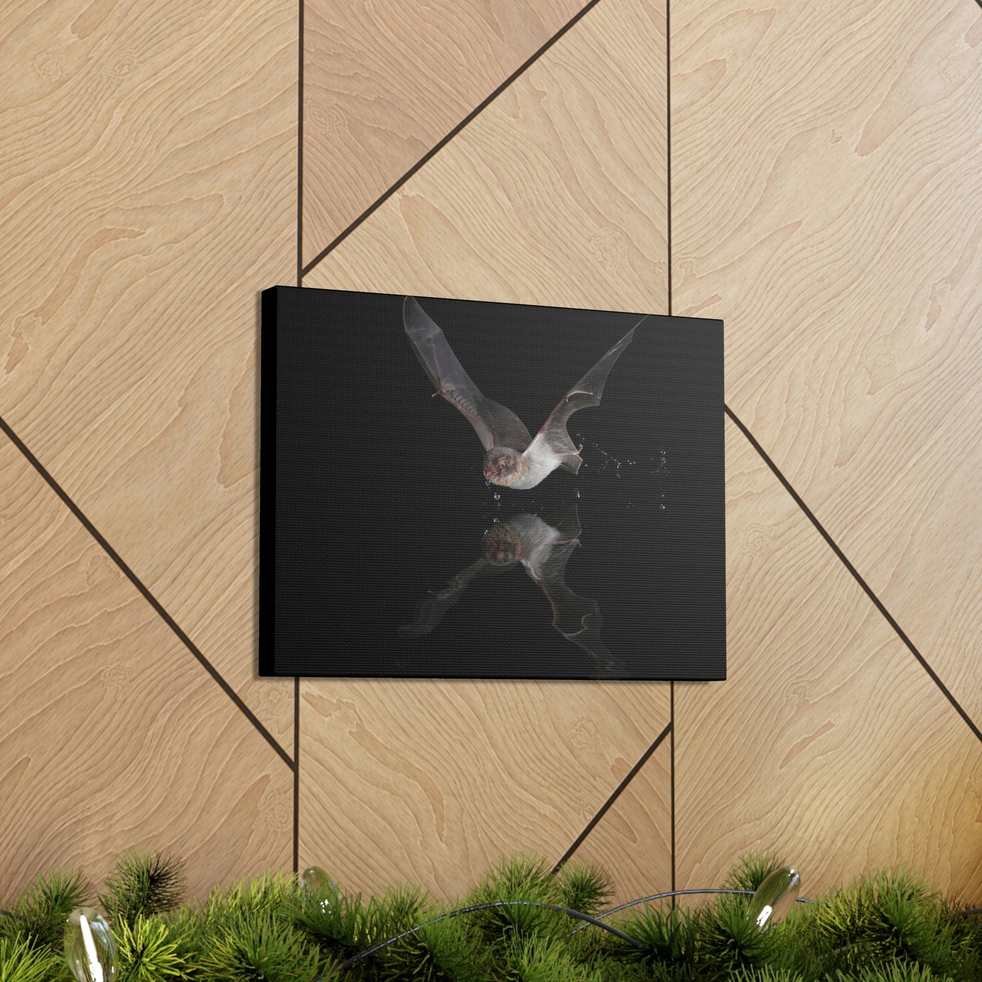 Scripture Walls Majestic Bat Art Majestic Bat Hound Print Animal Wall Art Wildlife Canvas Prints Wall Art Ready to Hang Unframed-Express Your Love Gifts