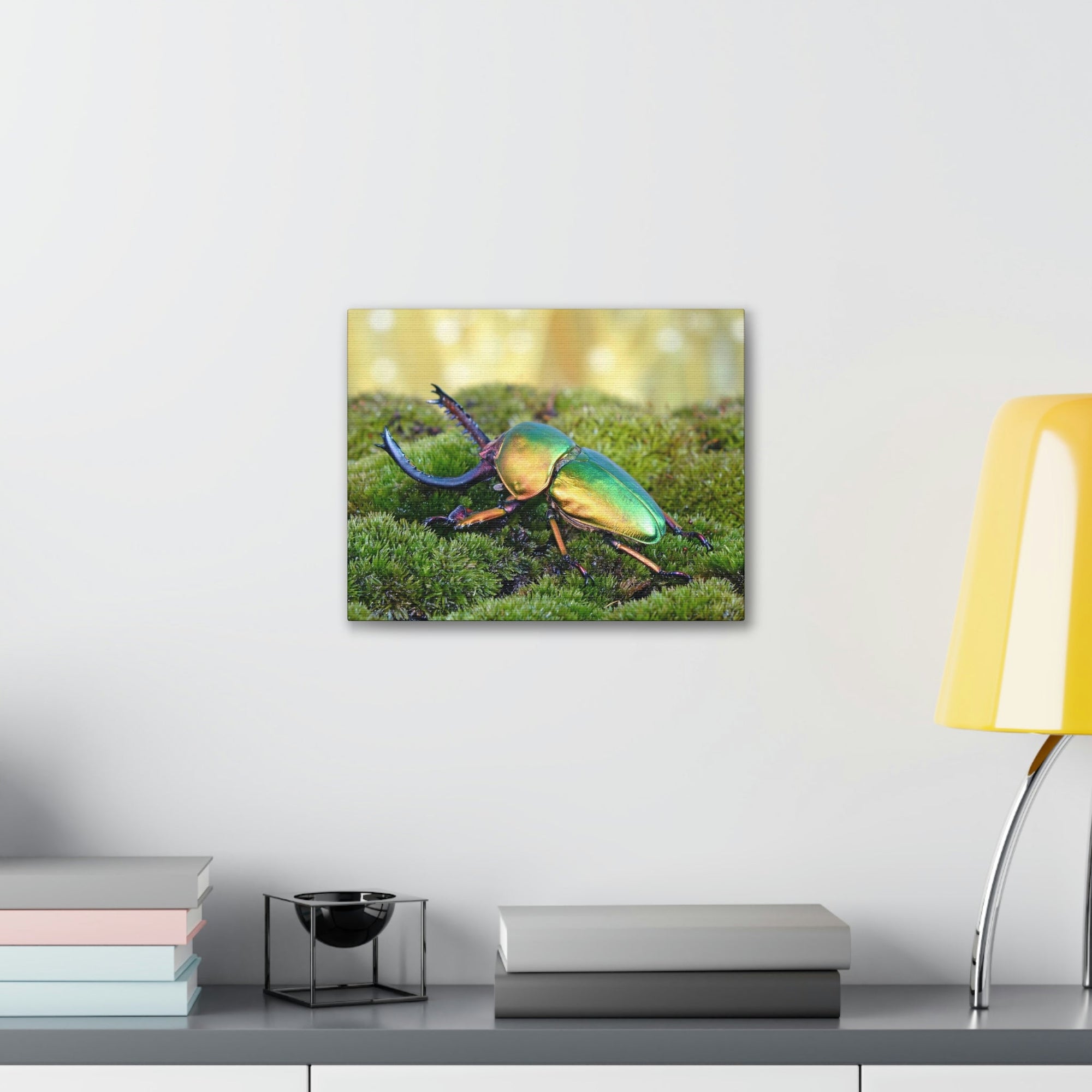 Scripture Walls Majestic Beetle Art Majestic Beetle Print Animal Wall Art Wildlife Canvas Prints Wall Art Ready to Hang Unframed-Express Your Love Gifts