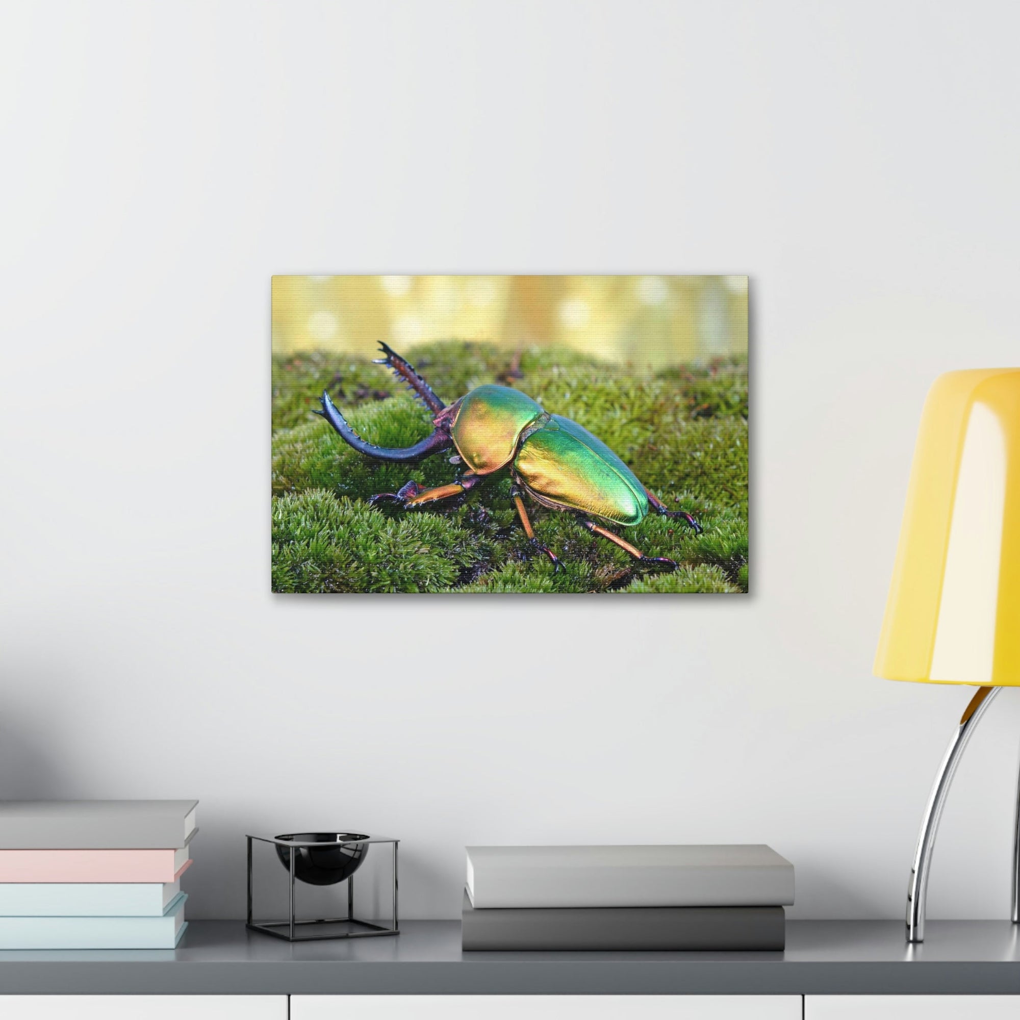 Scripture Walls Majestic Beetle Art Majestic Beetle Print Animal Wall Art Wildlife Canvas Prints Wall Art Ready to Hang Unframed-Express Your Love Gifts