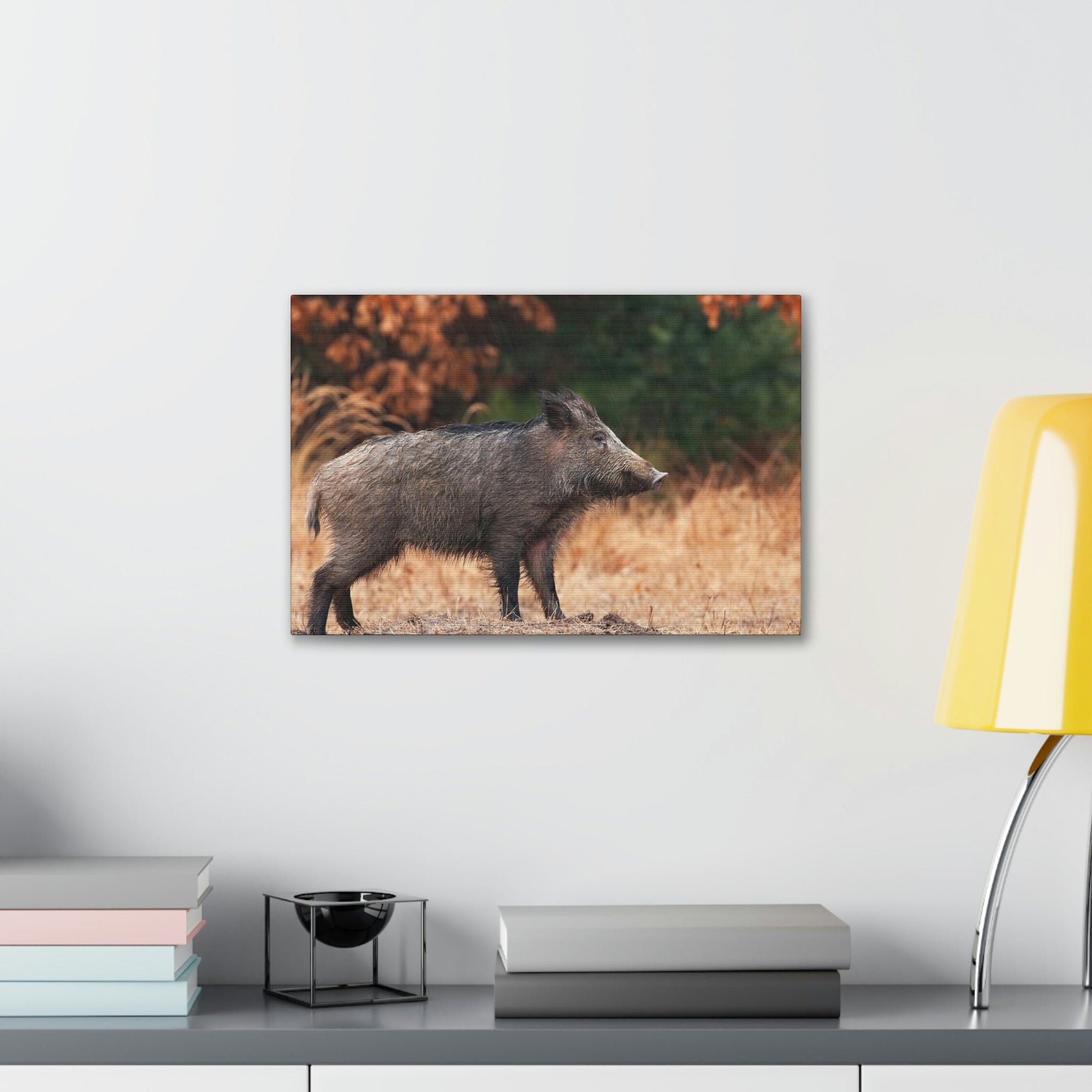 Scripture Walls Majestic Boar Art Majestic Boar Print Animal Wall Art Wildlife Canvas Prints Wall Art Ready to Hang Unframed-Express Your Love Gifts