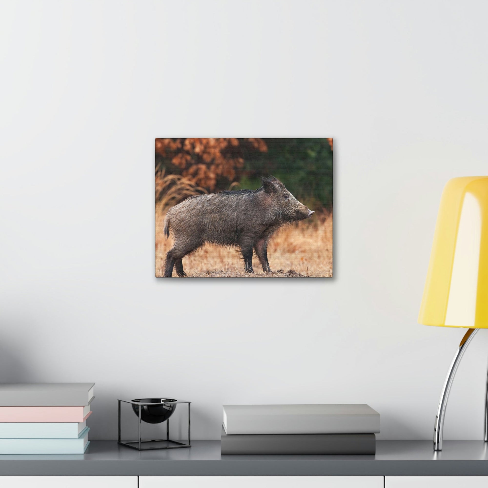 Scripture Walls Majestic Boar Art Majestic Boar Print Animal Wall Art Wildlife Canvas Prints Wall Art Ready to Hang Unframed-Express Your Love Gifts