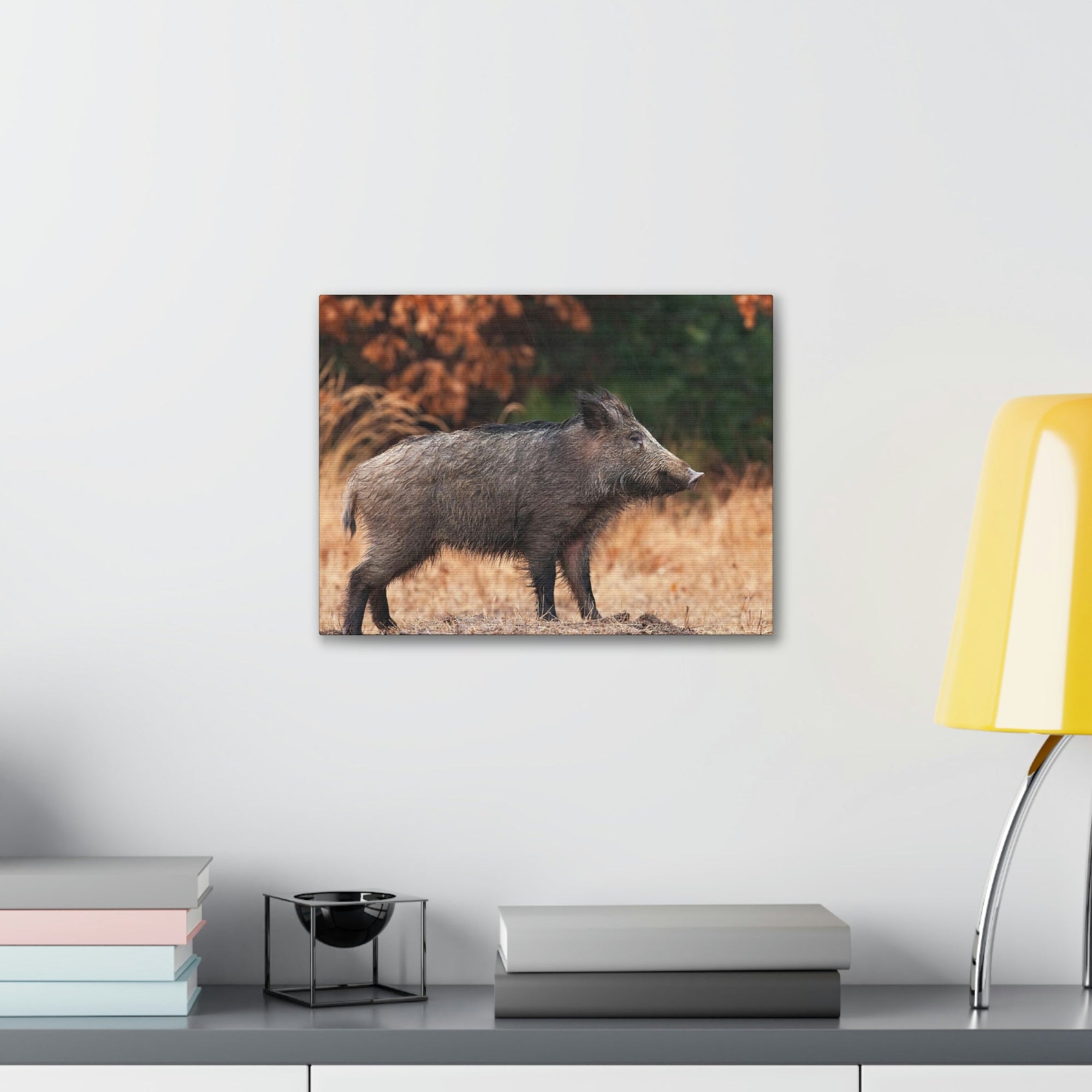 Scripture Walls Majestic Boar Art Majestic Boar Print Animal Wall Art Wildlife Canvas Prints Wall Art Ready to Hang Unframed-Express Your Love Gifts