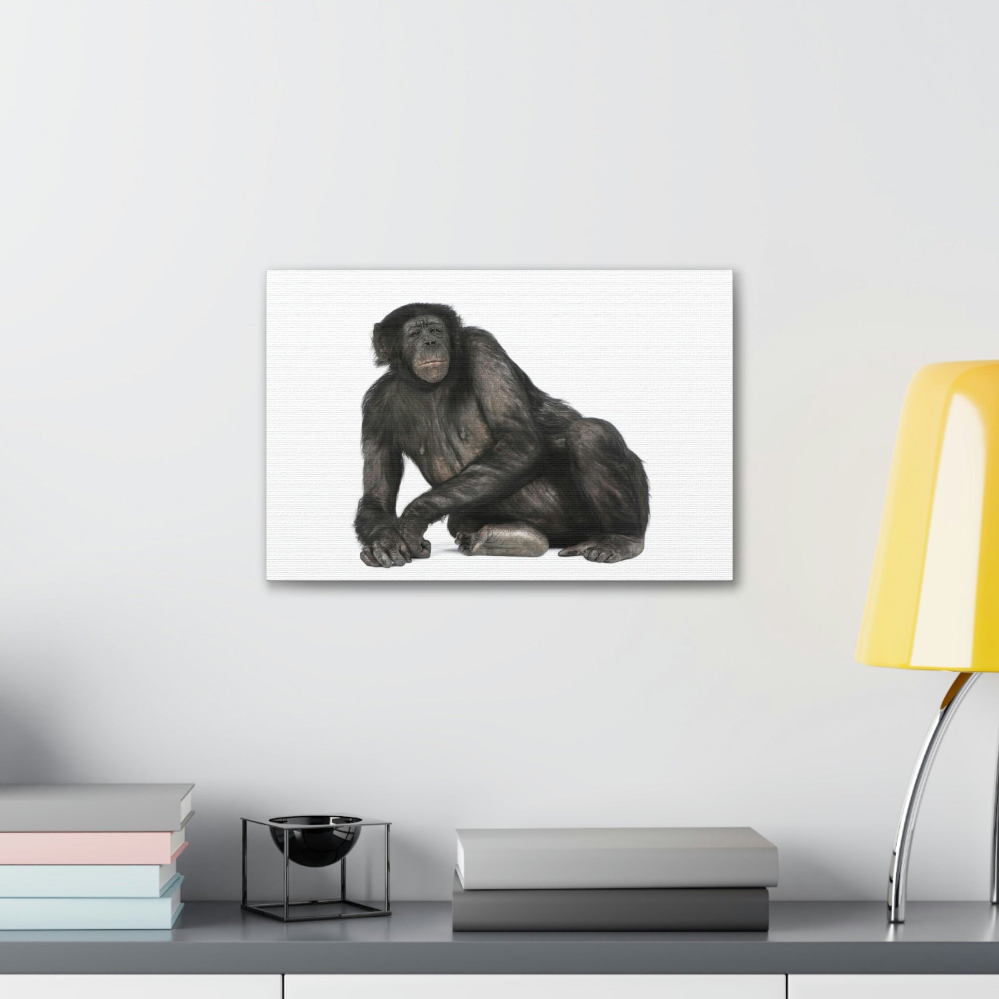 Scripture Walls Majestic Bonobo Art Majestic Bonobo Print Animal Wall Art Wildlife Canvas Prints Wall Art Ready to Hang Unframed-Express Your Love Gifts