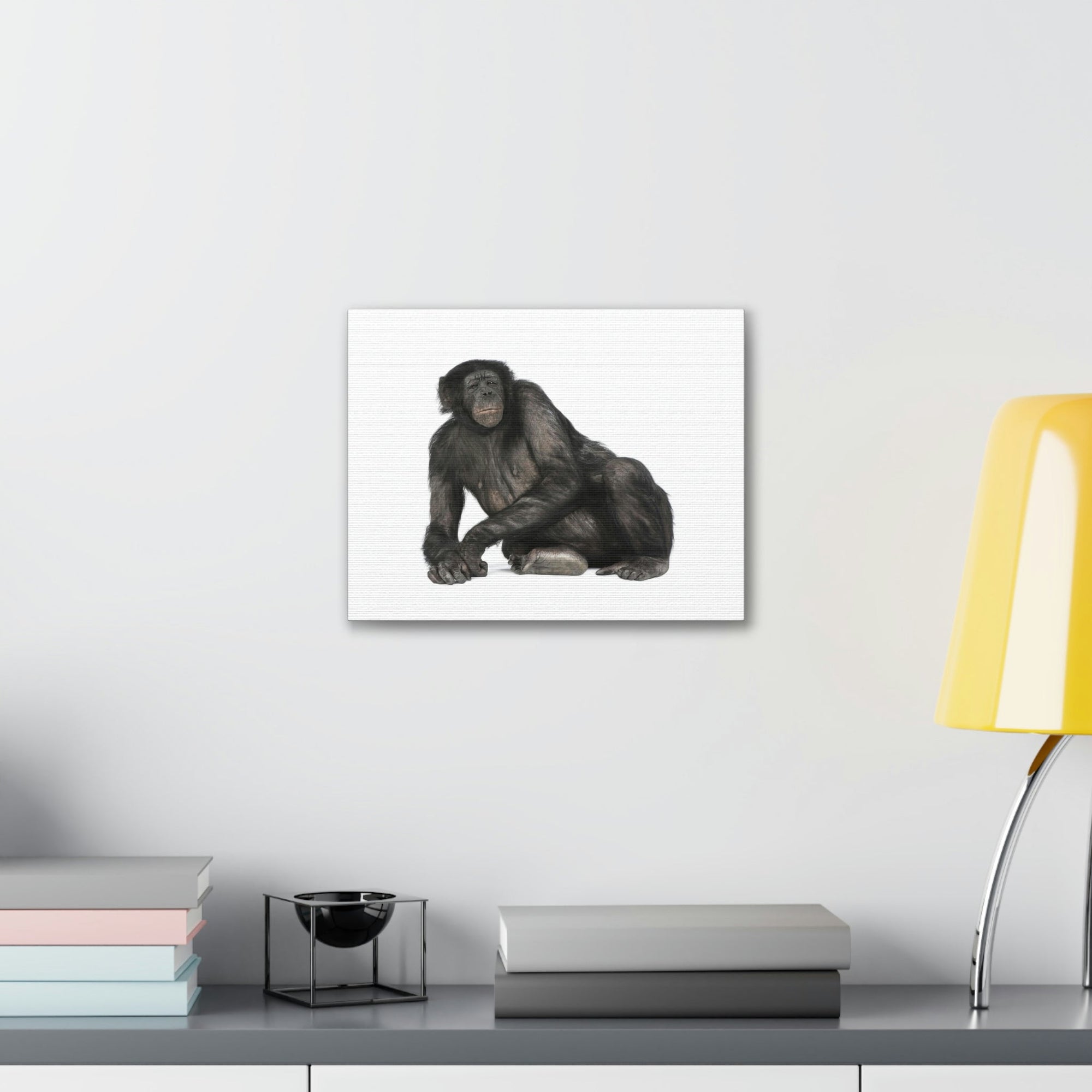 Scripture Walls Majestic Bonobo Art Majestic Bonobo Print Animal Wall Art Wildlife Canvas Prints Wall Art Ready to Hang Unframed-Express Your Love Gifts