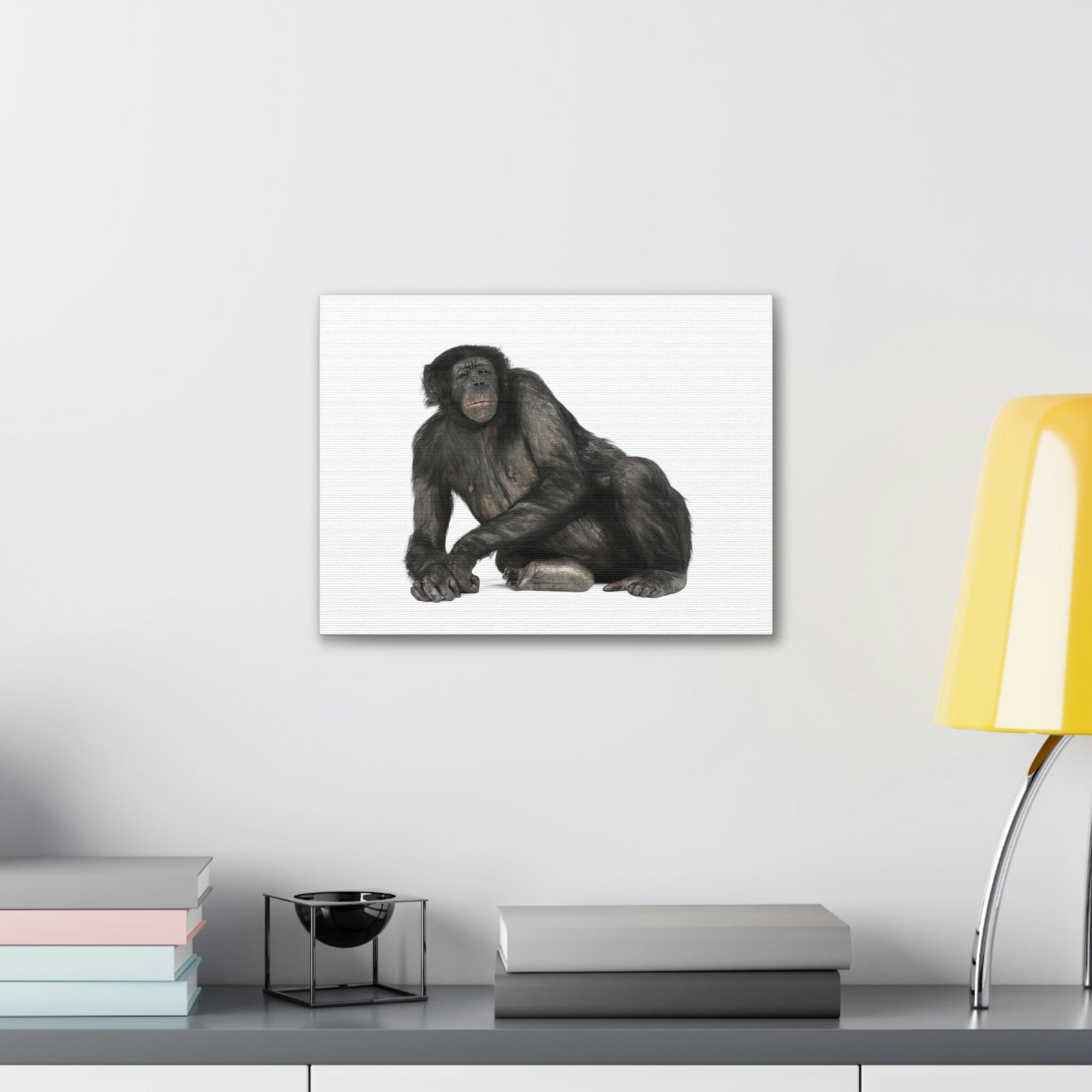 Scripture Walls Majestic Bonobo Art Majestic Bonobo Print Animal Wall Art Wildlife Canvas Prints Wall Art Ready to Hang Unframed-Express Your Love Gifts