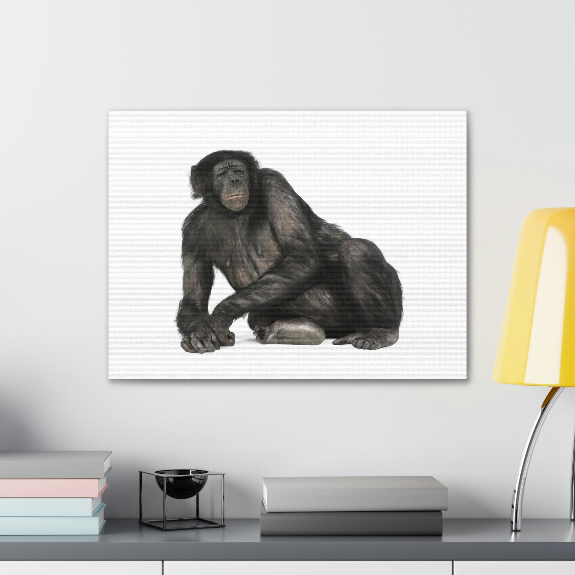 Scripture Walls Majestic Bonobo Art Majestic Bonobo Print Animal Wall Art Wildlife Canvas Prints Wall Art Ready to Hang Unframed-Express Your Love Gifts