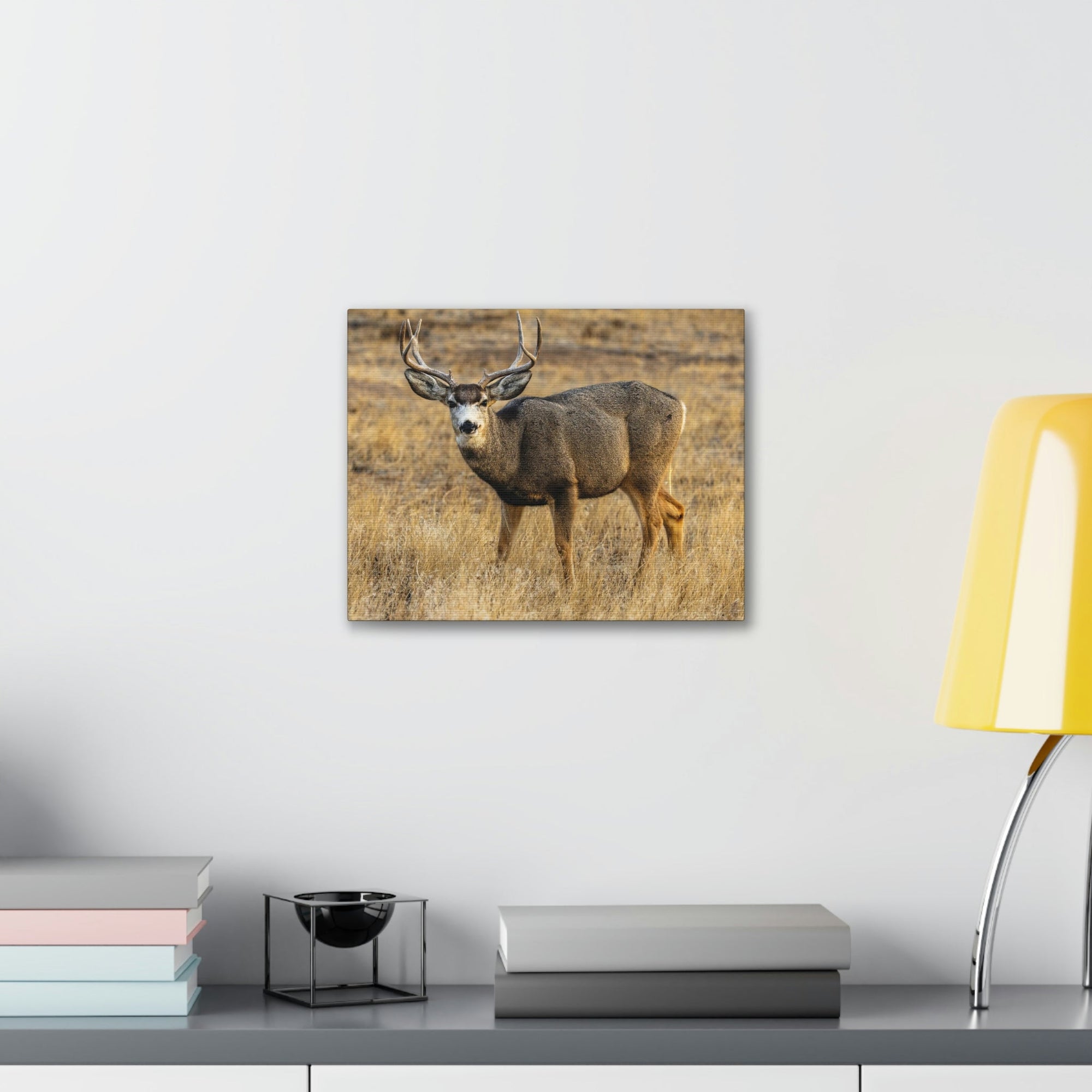 Scripture Walls Majestic Buck Art Majestic Buck Print Animal Wall Art Wildlife Canvas Prints Wall Art Ready to Hang Unframed-Express Your Love Gifts