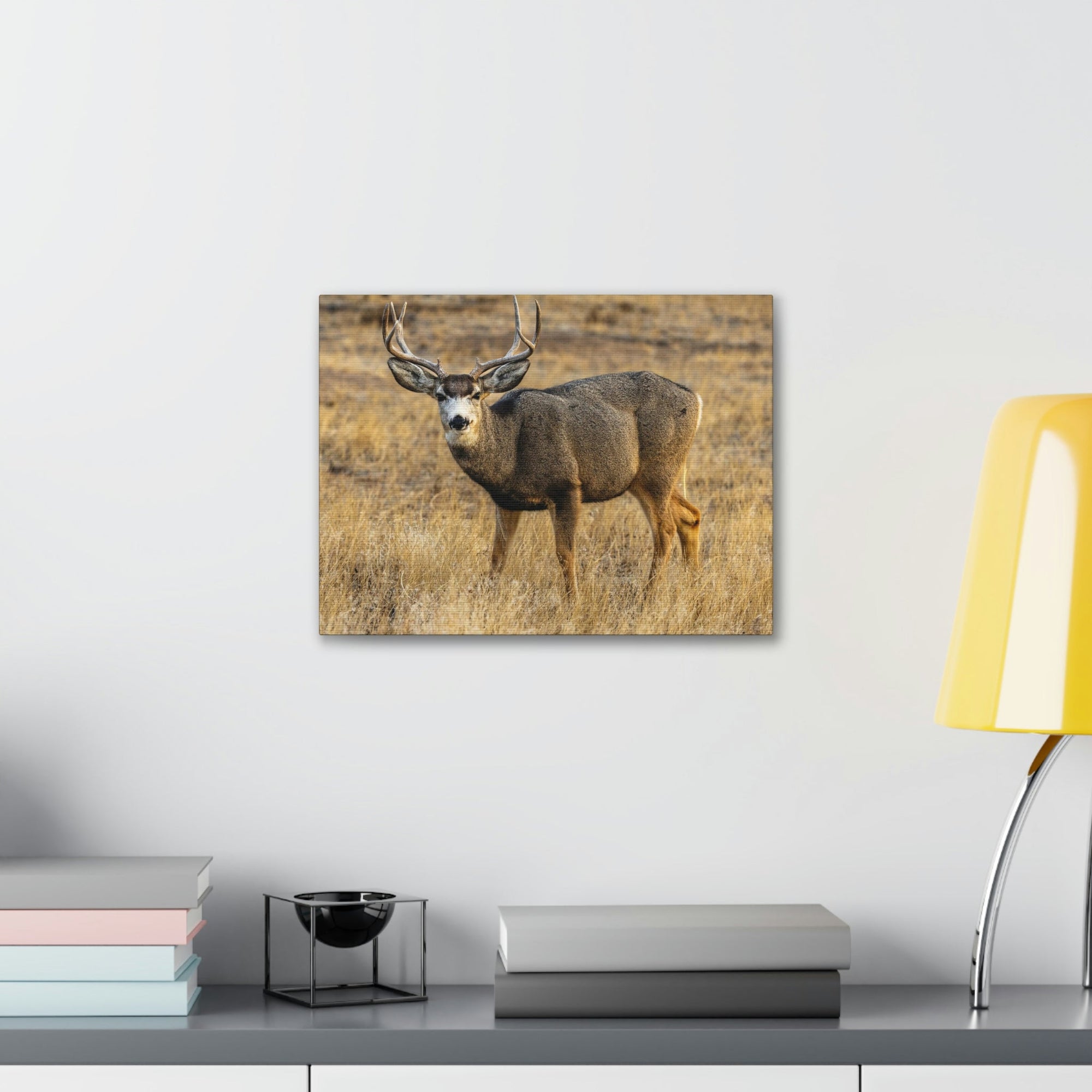 Scripture Walls Majestic Buck Art Majestic Buck Print Animal Wall Art Wildlife Canvas Prints Wall Art Ready to Hang Unframed-Express Your Love Gifts