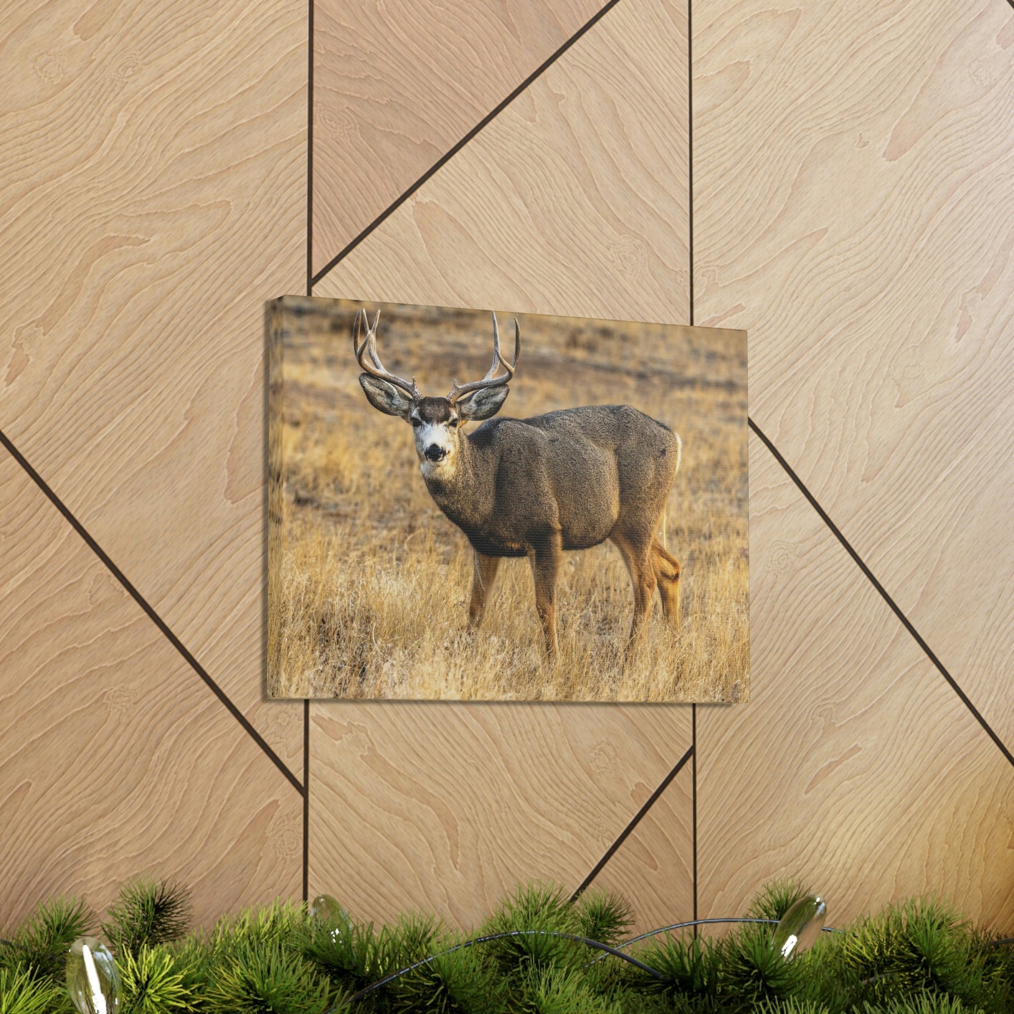 Scripture Walls Majestic Buck Art Majestic Buck Print Animal Wall Art Wildlife Canvas Prints Wall Art Ready to Hang Unframed-Express Your Love Gifts