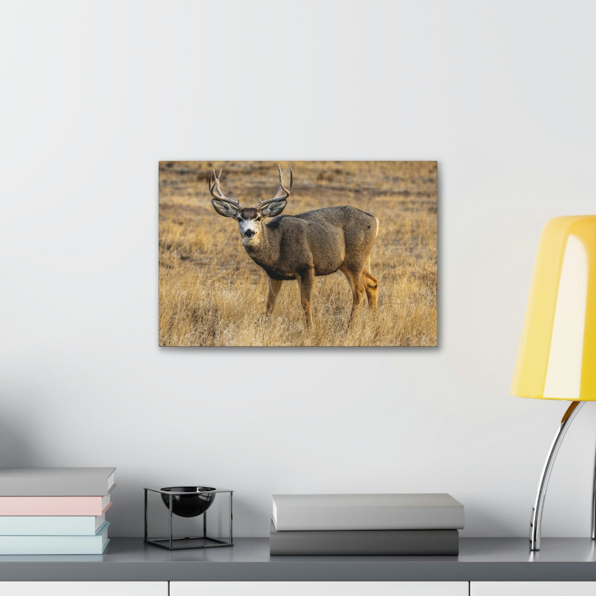 Scripture Walls Majestic Buck Art Majestic Buck Print Animal Wall Art Wildlife Canvas Prints Wall Art Ready to Hang Unframed-Express Your Love Gifts