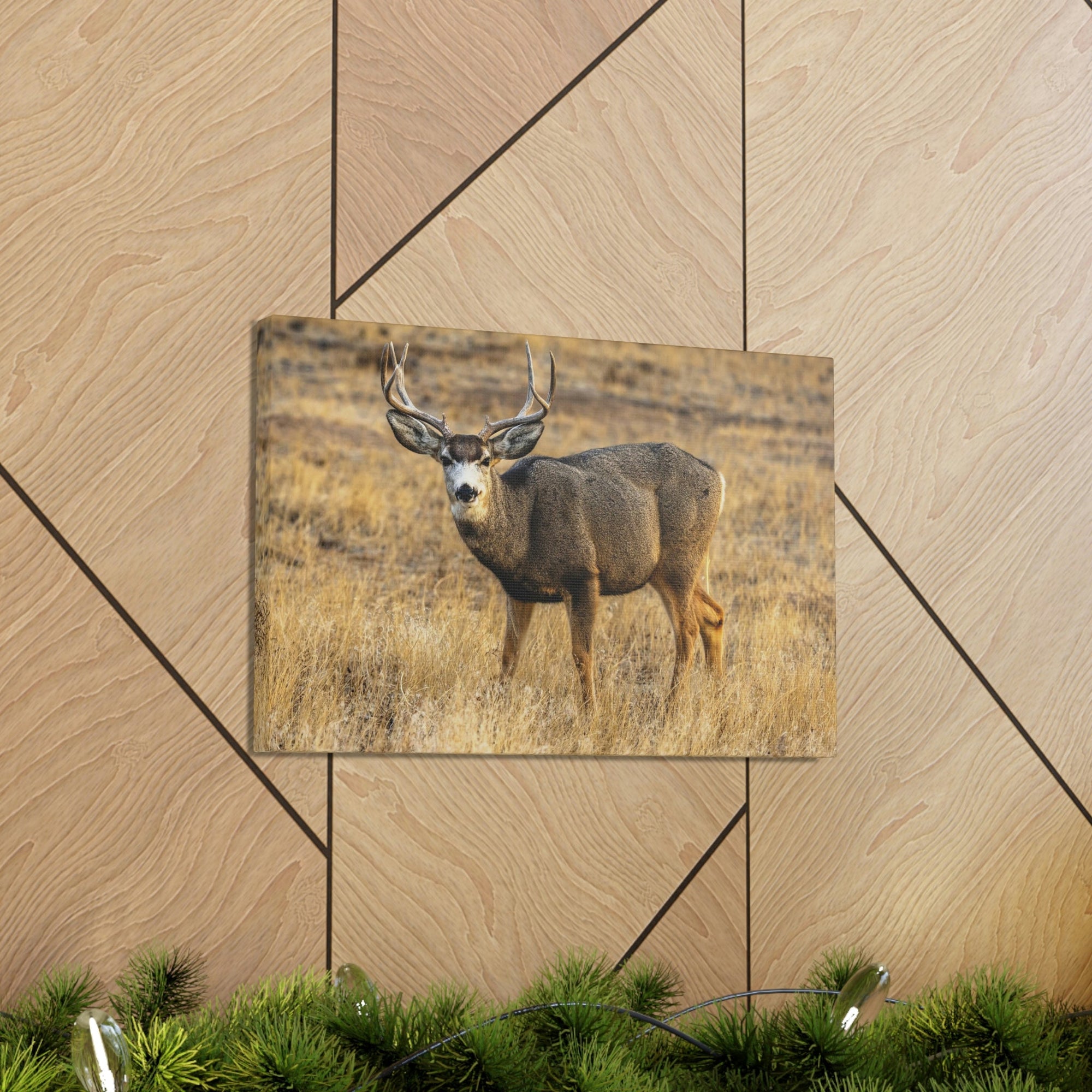 Scripture Walls Majestic Buck Art Majestic Buck Print Animal Wall Art Wildlife Canvas Prints Wall Art Ready to Hang Unframed-Express Your Love Gifts