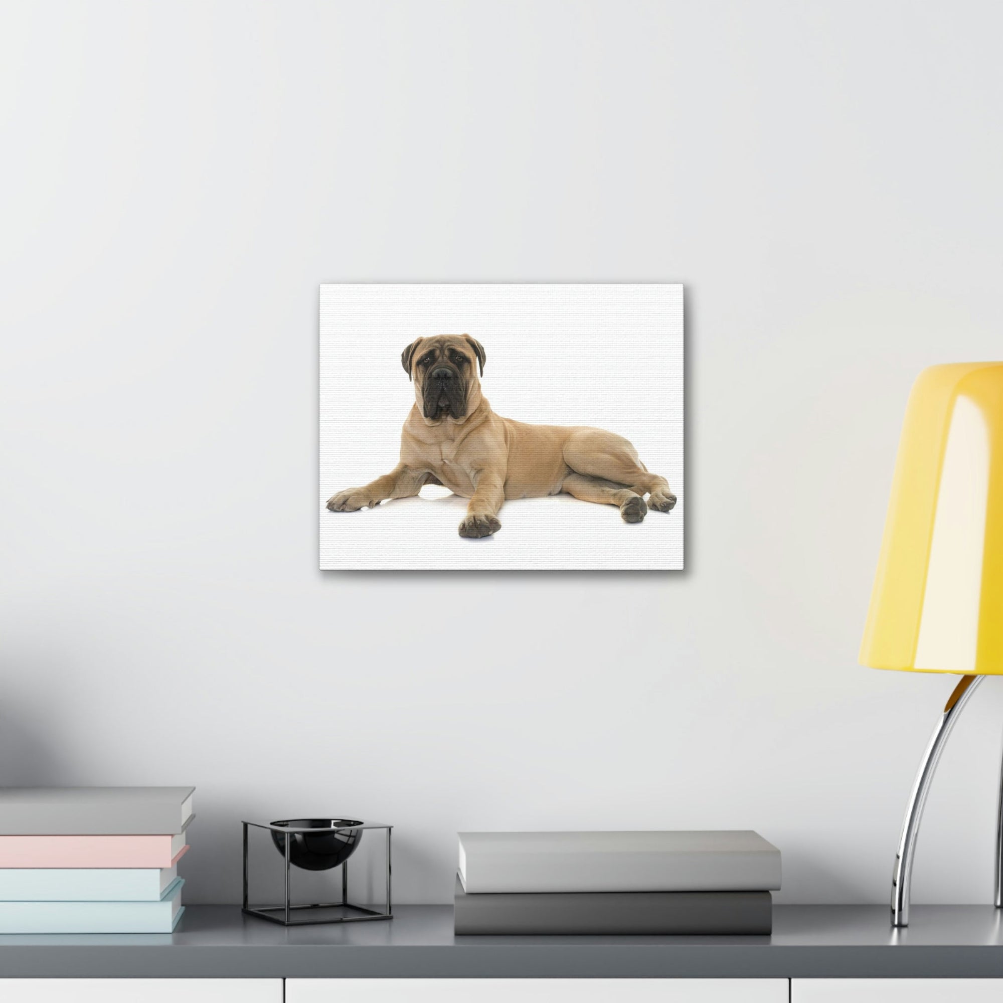 Scripture Walls Majestic Bull Mastiff Art Majestic Bull Mastiff Print Animal Wall Art Wildlife Canvas Prints Wall Art Ready to Hang Unframed-Express Your Love Gifts